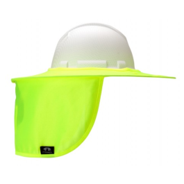 PYRAMEX HPSHADE30 HARD HAT BRIM WITH NECK SHADE YELLOW